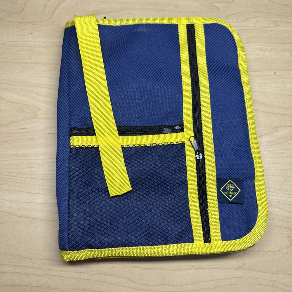 Cub Scout Manual Zipper Book Cover With Pockets for Handbook